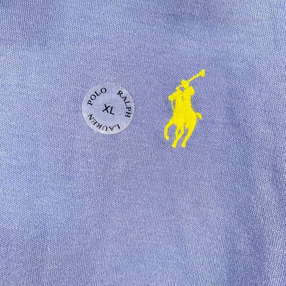 Polo Ralph Lauren Mens Custom‎ Fit Polo Shirt sz XL Purple 100% Cotton Preppy